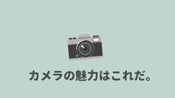 カメラの魅力 カメラって何が楽しいのか 魅力と楽しさを語ってみるよ あやふやマーチ